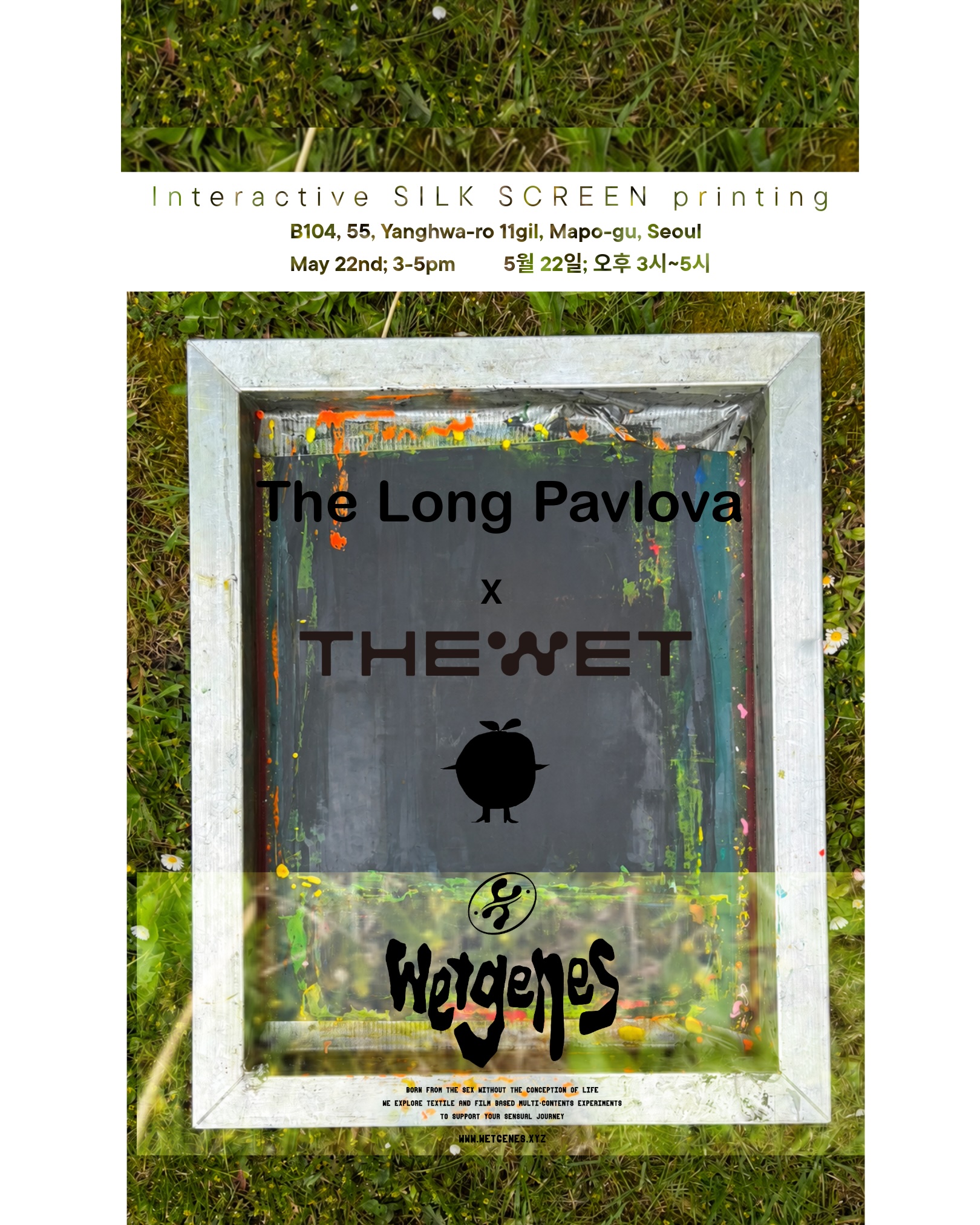 The Long Pavlova - Interactive Screen Printing cover